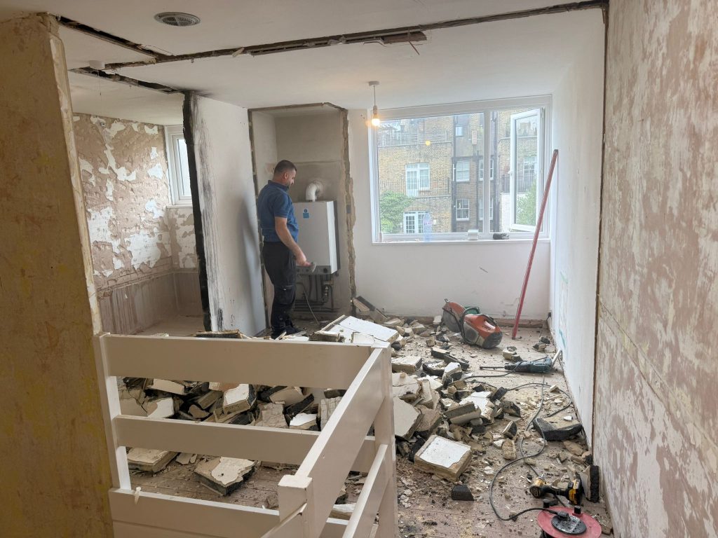 Elephant and Castle Project Full Refurbishment, New Rear Extension and New roof